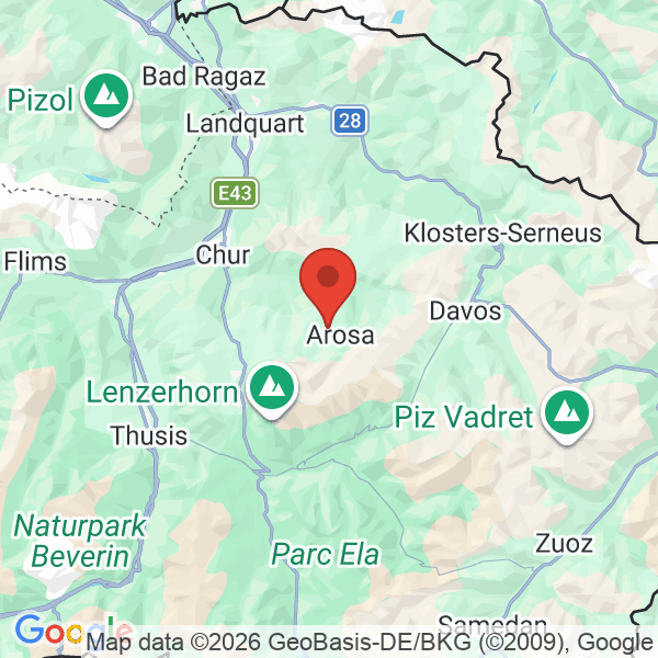 Prévisualisation de la carte