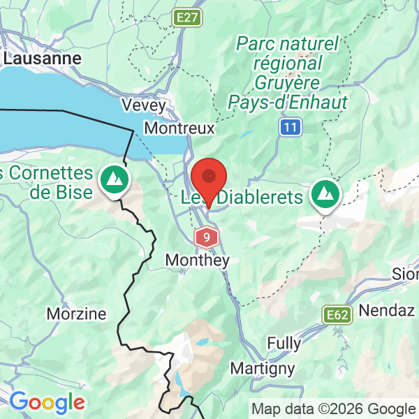Prévisualisation de la carte