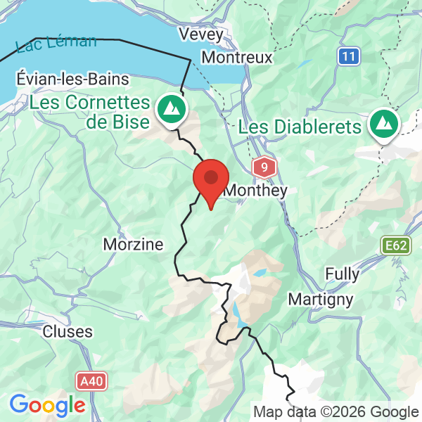 Prévisualisation de la carte