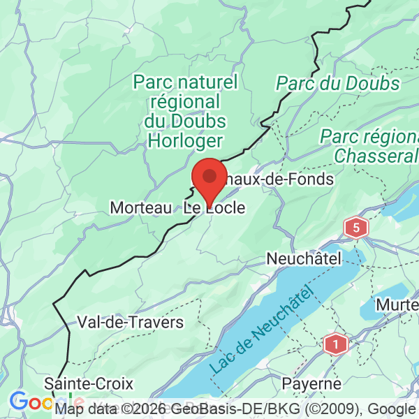 Prévisualisation de la carte