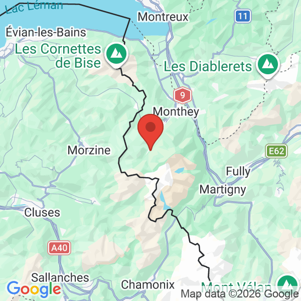 Prévisualisation de la carte