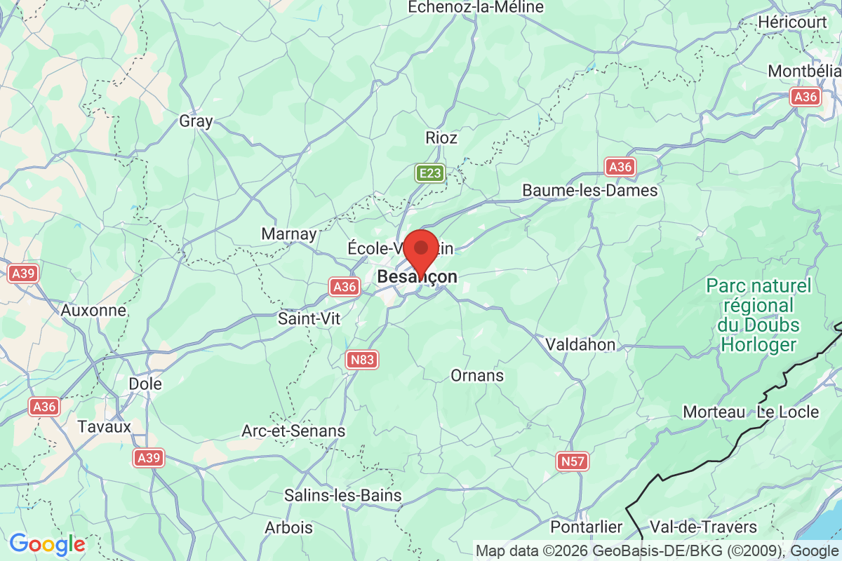 Prévisualisation de la carte