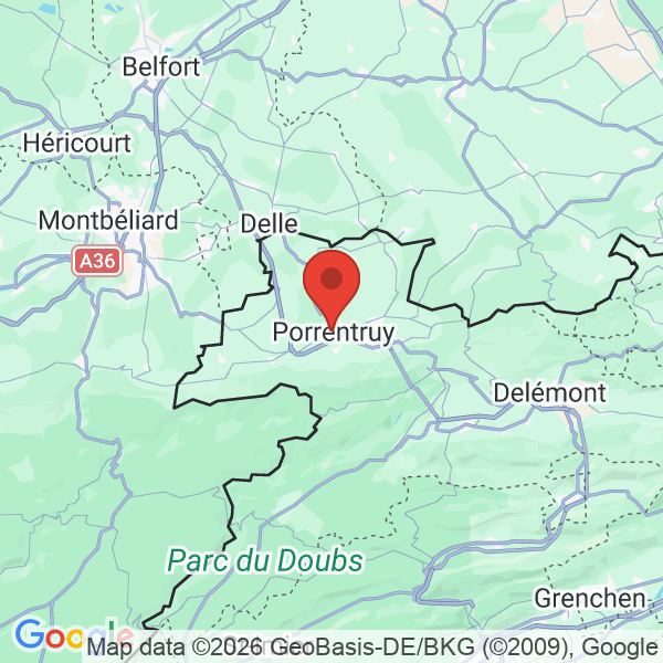 Prévisualisation de la carte