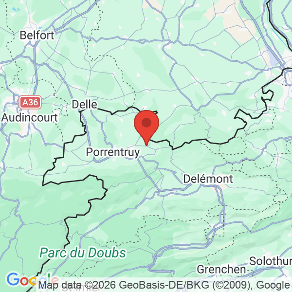 Prévisualisation de la carte