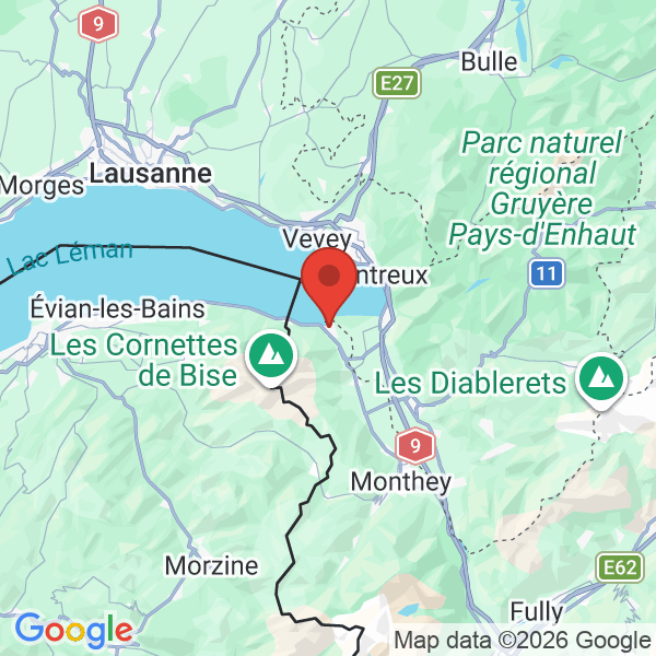 Prévisualisation de la carte