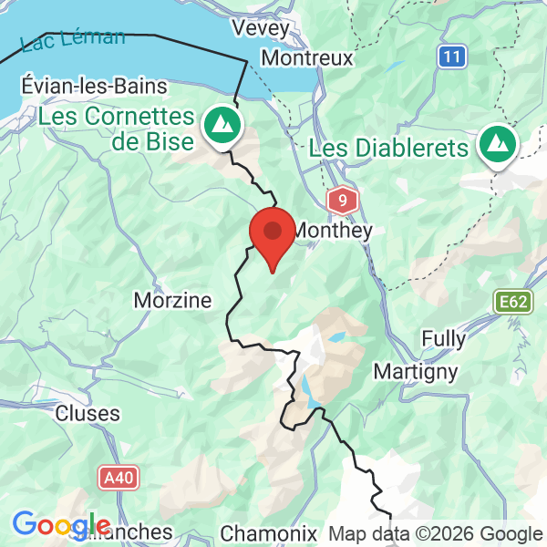 Prévisualisation de la carte
