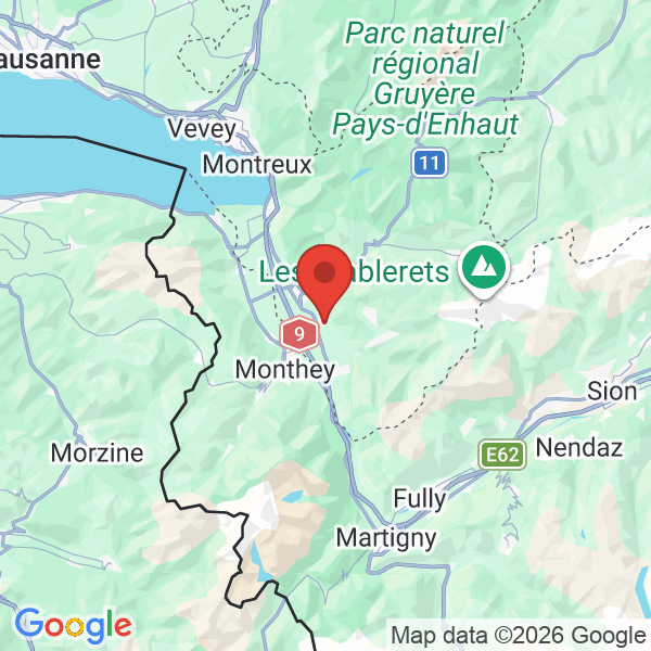 Prévisualisation de la carte