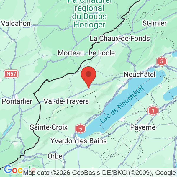 Prévisualisation de la carte