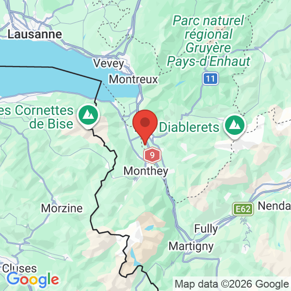 Prévisualisation de la carte