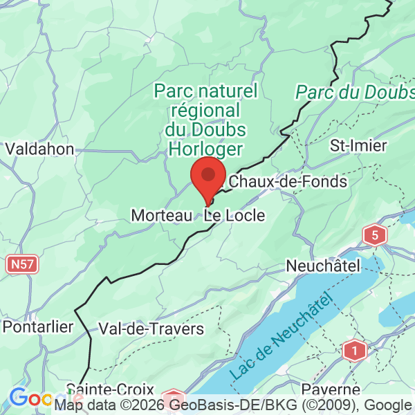 Prévisualisation de la carte