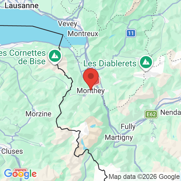 Prévisualisation de la carte