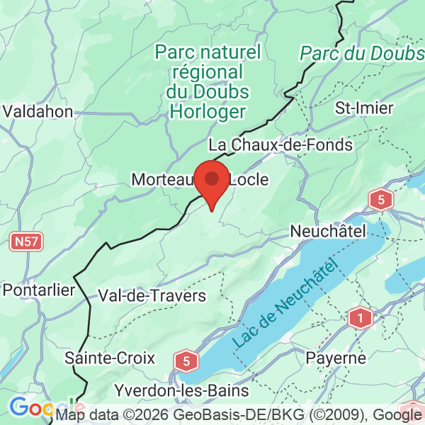 Prévisualisation de la carte