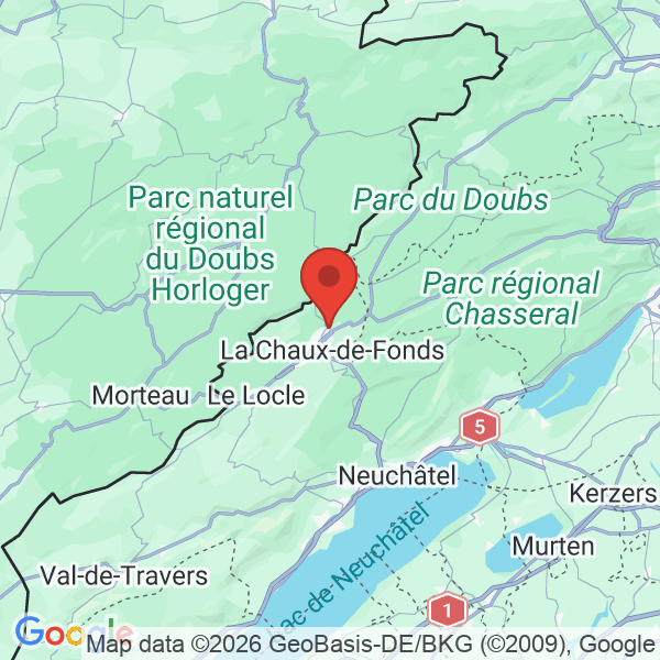 Prévisualisation de la carte