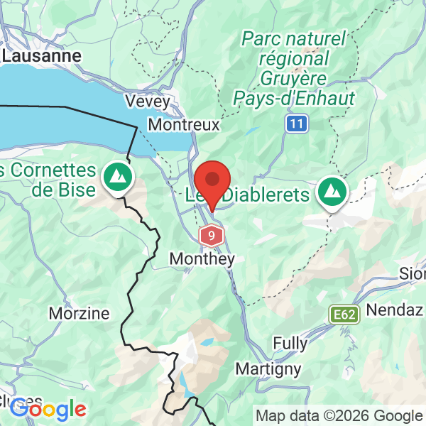Prévisualisation de la carte