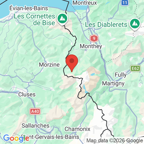 Prévisualisation de la carte