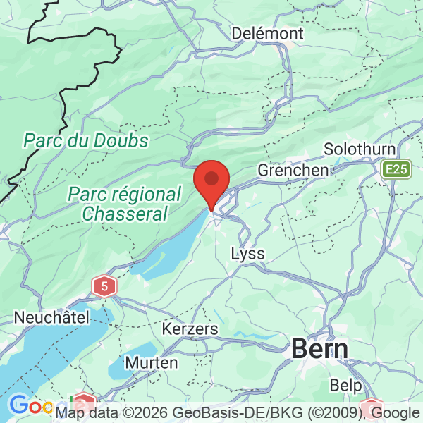 Prévisualisation de la carte