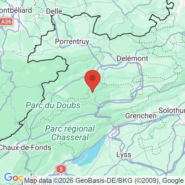 Prévisualisation de la carte