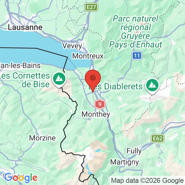 Prévisualisation de la carte