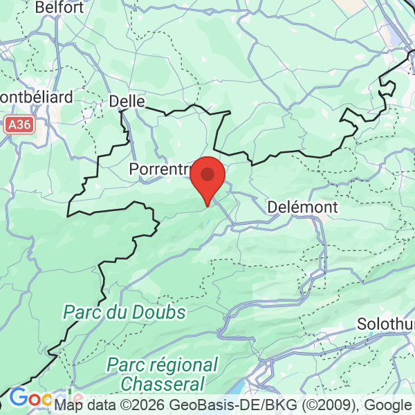 Prévisualisation de la carte