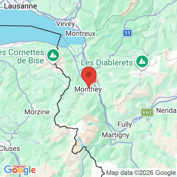 Prévisualisation de la carte