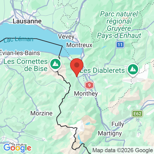 Prévisualisation de la carte