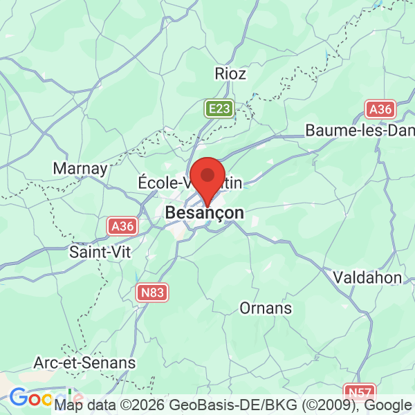 Prévisualisation de la carte