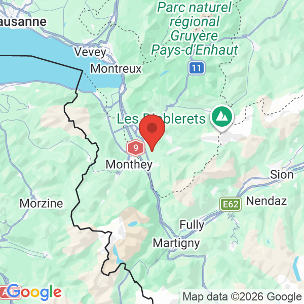 Prévisualisation de la carte