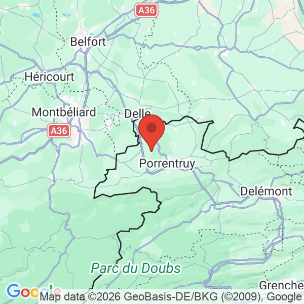 Prévisualisation de la carte