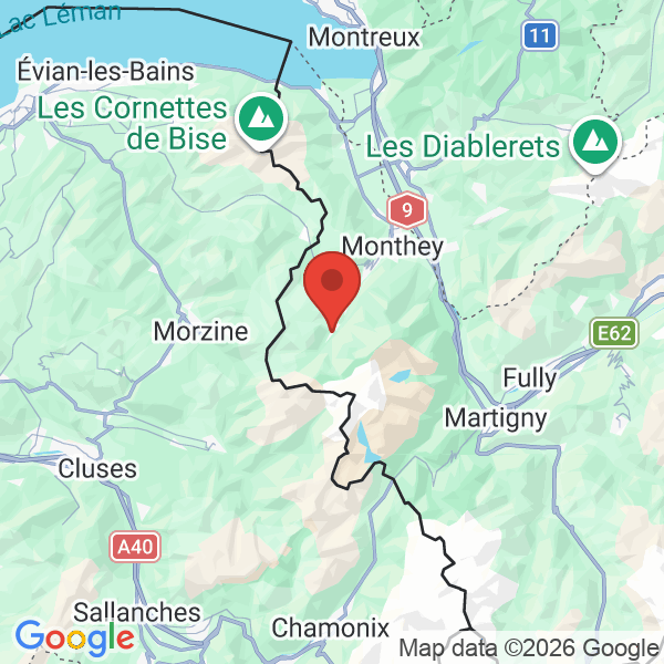 Prévisualisation de la carte
