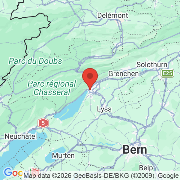 Prévisualisation de la carte