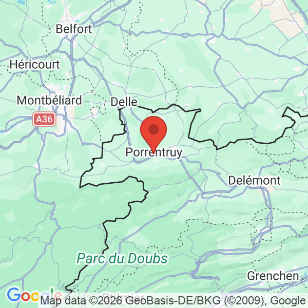 Prévisualisation de la carte