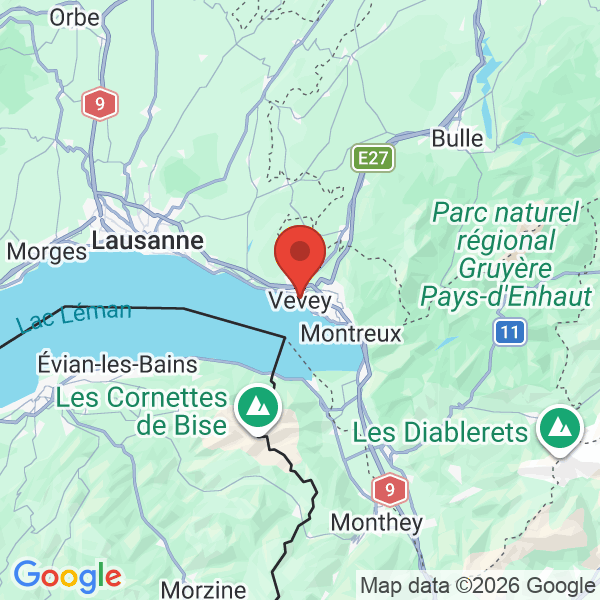 Prévisualisation de la carte