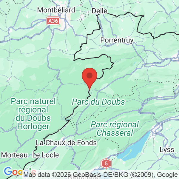 Prévisualisation de la carte