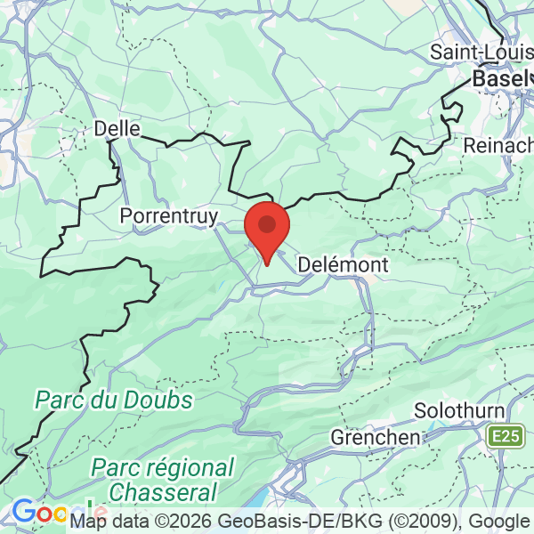 Prévisualisation de la carte