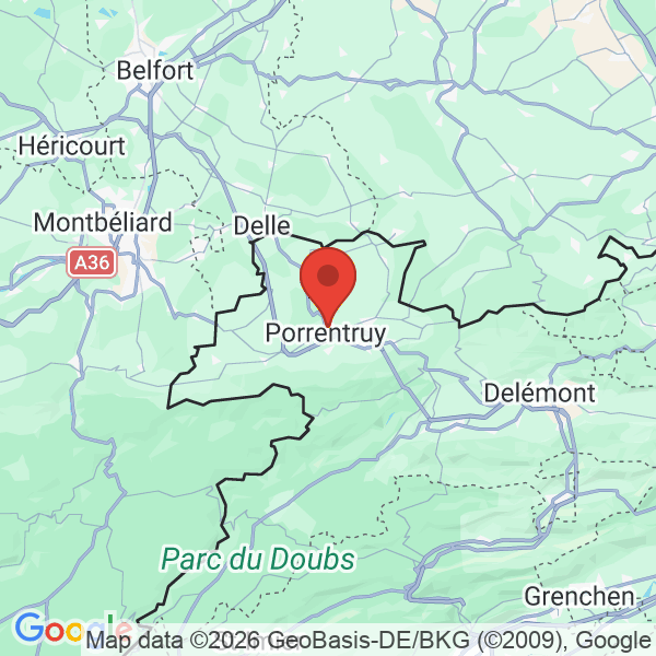 Prévisualisation de la carte
