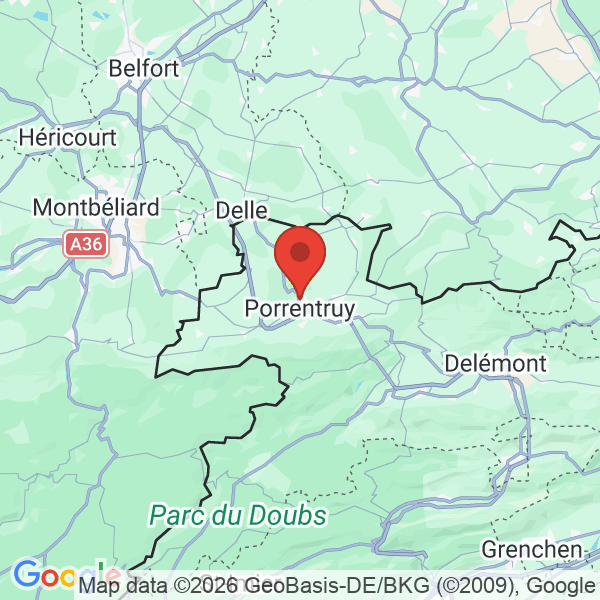 Prévisualisation de la carte