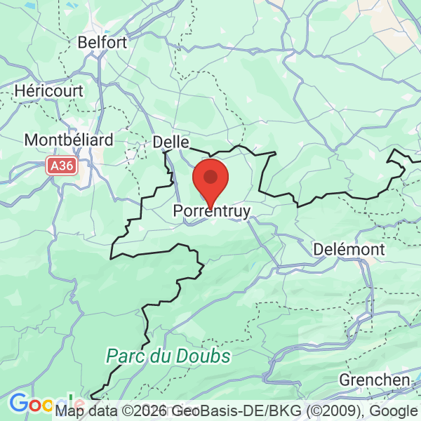 Prévisualisation de la carte
