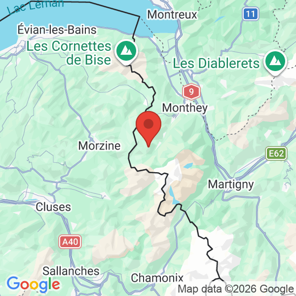 Prévisualisation de la carte