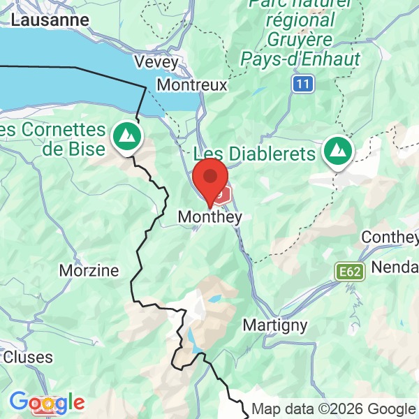 Prévisualisation de la carte