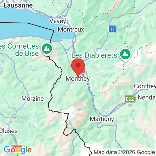 Prévisualisation de la carte