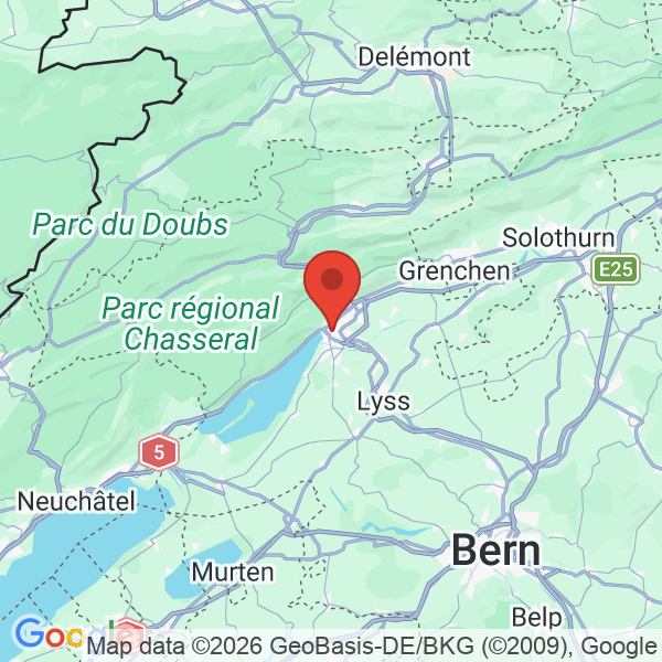 Prévisualisation de la carte