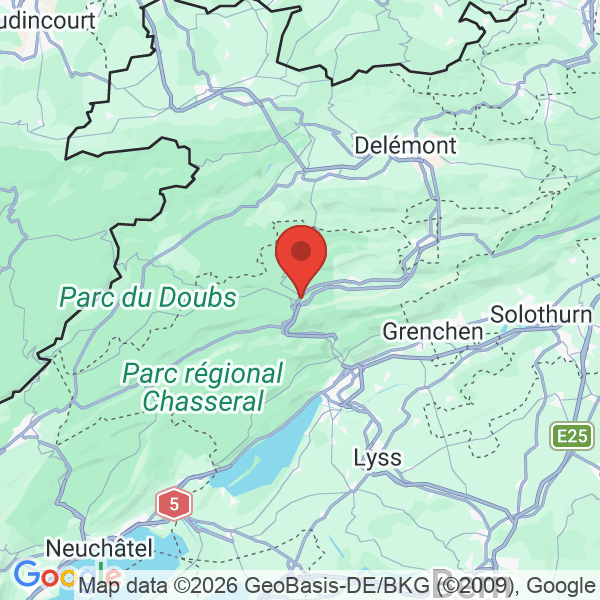 Prévisualisation de la carte