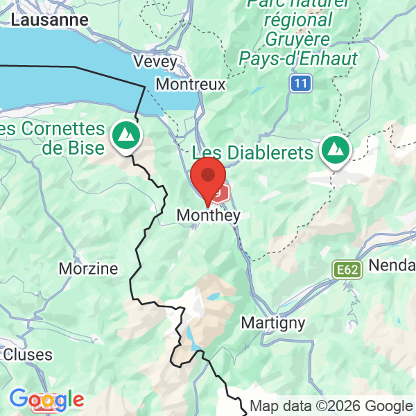 Prévisualisation de la carte