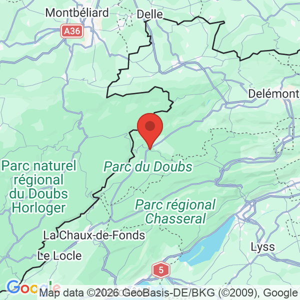 Prévisualisation de la carte