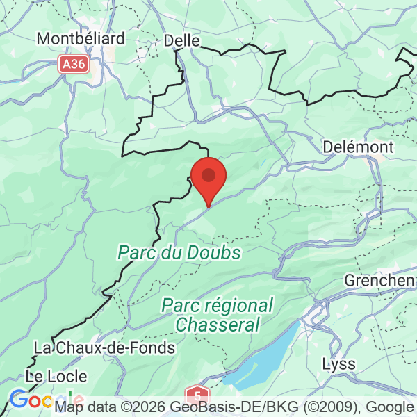 Prévisualisation de la carte